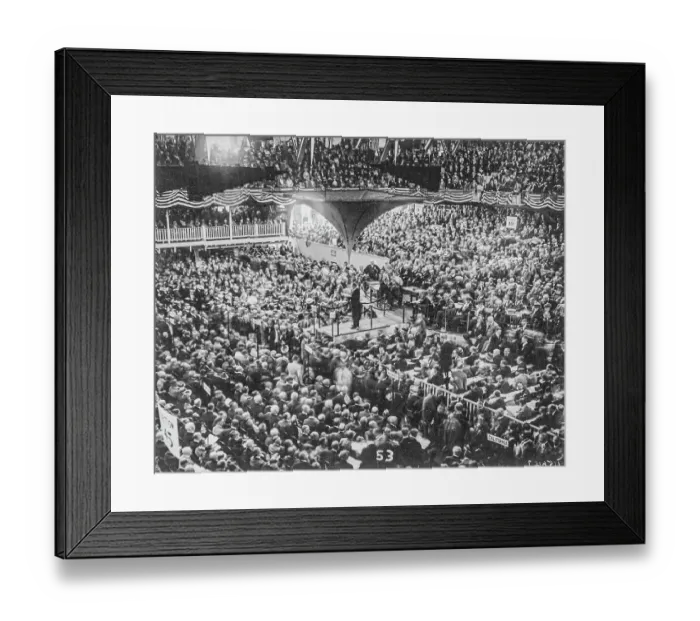 Framed Print : Republican Convention Audience Surrounding Chairman Will Hayes Framed Print : Republican Convention Audience Surrounding Chairman Will Hayes
