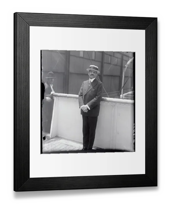 Framed Print : Full Length Portrait of Paul Warburg Framed Print : Full Length Portrait of Paul Warburg