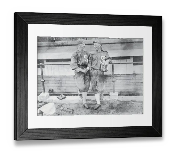 Framed Print : Dick Kerr and Eddie Collins Conversing Framed Print : Dick Kerr and Eddie Collins Conversing