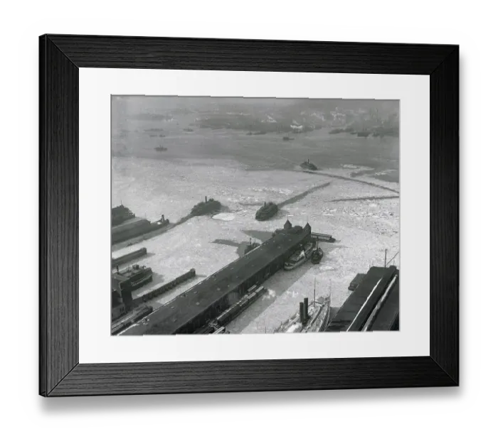 Framed Print : New York Harbor Site near Telephone Building