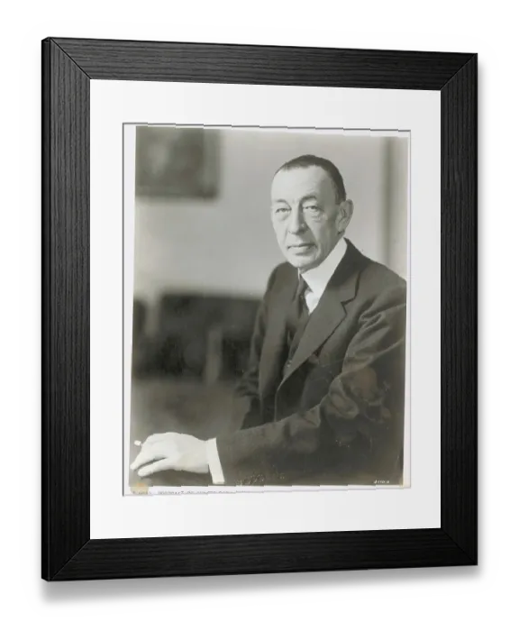 Framed Print : Composer Sergei Rachmaninoff Framed Print : Composer Sergei Rachmaninoff