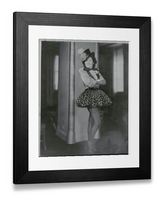 Framed Print : Portrait of Ziegfeld Dancer Helen Gates Framed Print : Portrait of Ziegfeld Dancer Helen Gates