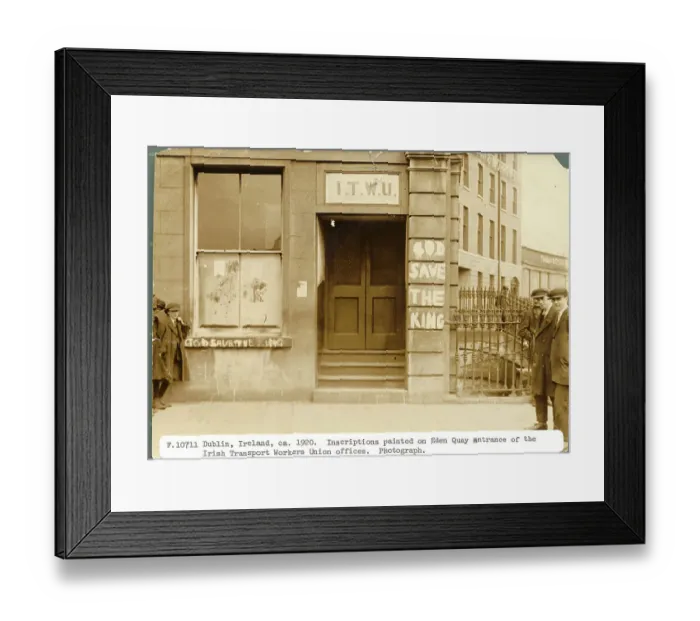 Framed Print : Irish Transport Workeres Union Framed Print : Irish Transport Workeres Union