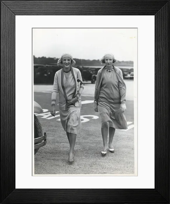 Framed Print : Quimby Sisters in Newport Framed Print : Quimby Sisters in Newport