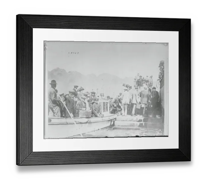 Framed Print : Citizens Being Transported from German Detainment Framed Print : Citizens Being Transported from German Detainment