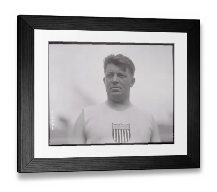 Framed Print : Pat Ryan Posing at Olympic Games Framed Print : Pat Ryan Posing at Olympic Games
