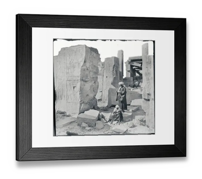 Framed Print : The Broken Gateway at Karnak Framed Print : The Broken Gateway at Karnak