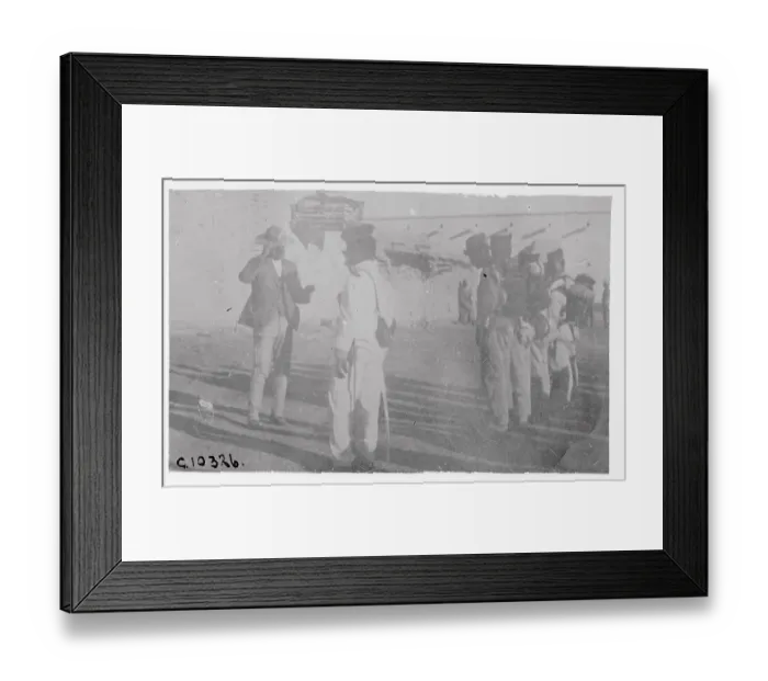 Framed Print : Pancho Villa Saluting Troops Framed Print : Pancho Villa Saluting Troops