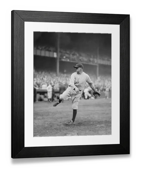 Framed Print : Yankee Baseball Player Urban Shocker Framed Print : Yankee Baseball Player Urban Shocker