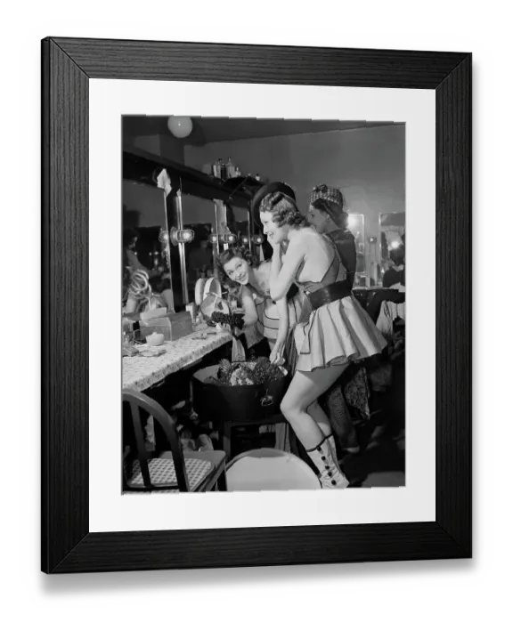 Framed Print : Show Girls at Radio City Music Hall