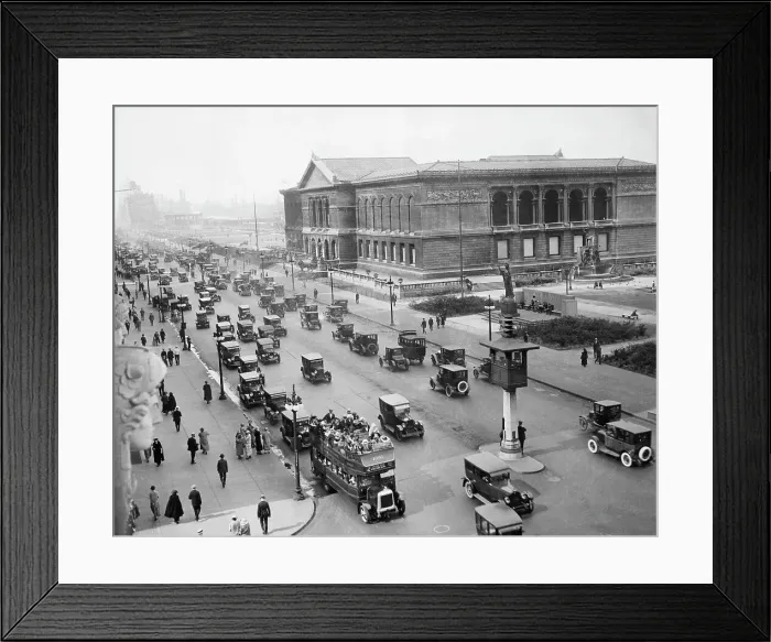 Framed Print : Traffic by Chicago Art Institute Framed Print : Traffic by Chicago Art Institute