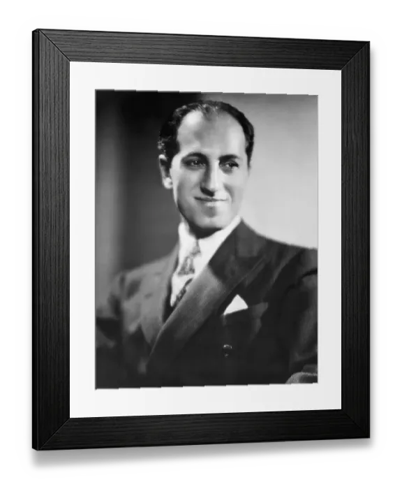 Framed Print : Headshoulders Portrait Of G. Gershwin Framed Print : Headshoulders Portrait Of G. Gershwin
