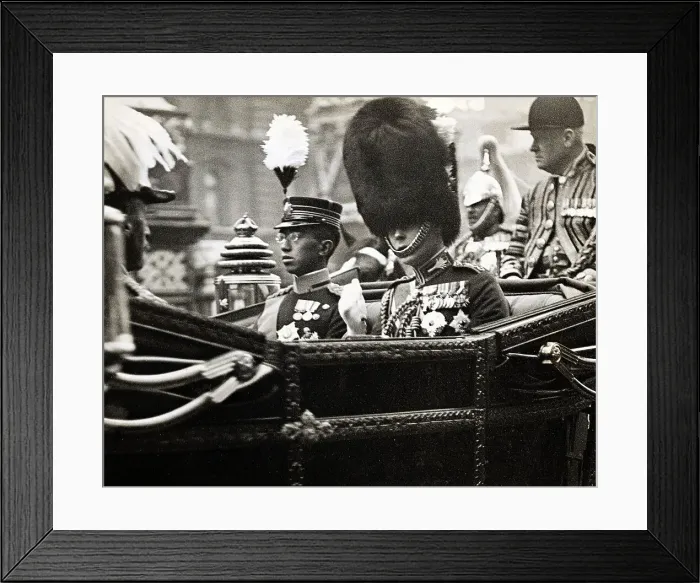 Framed Print : Edward Viii Sitting W / Prince Hirohito Framed Print : Edward Viii Sitting W / Prince Hirohito