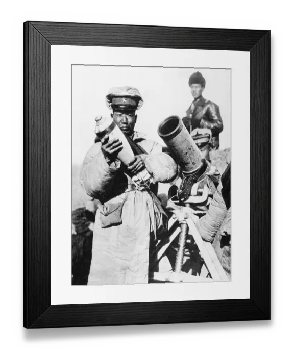 Framed Print : Soldier Loading Cannon Framed Print : Soldier Loading Cannon