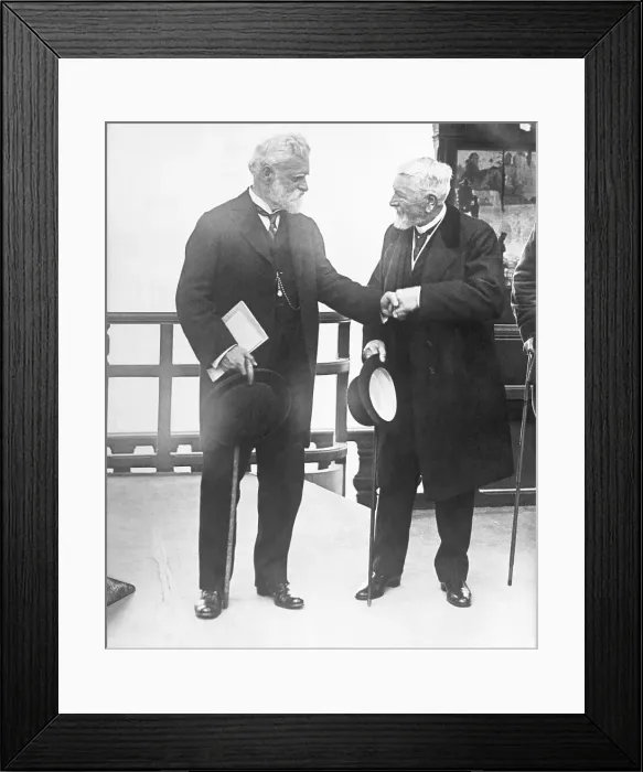 Framed Print : Gustave Eiffel Greeting Mr. Swasey Framed Print : Gustave Eiffel Greeting Mr. Swasey