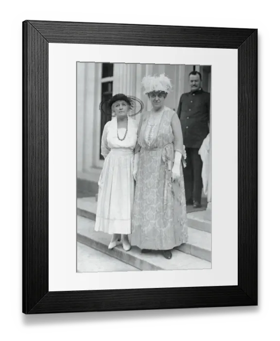 Framed Print : Suffragists at the White House Framed Print : Suffragists at the White House