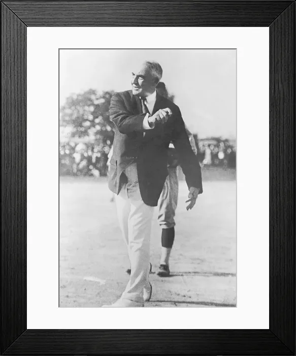 Framed Print : Warren Harding Throwing Baseball Framed Print : Warren Harding Throwing Baseball