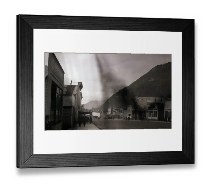 Framed Print : Main Street in Juneau Framed Print : Main Street in Juneau