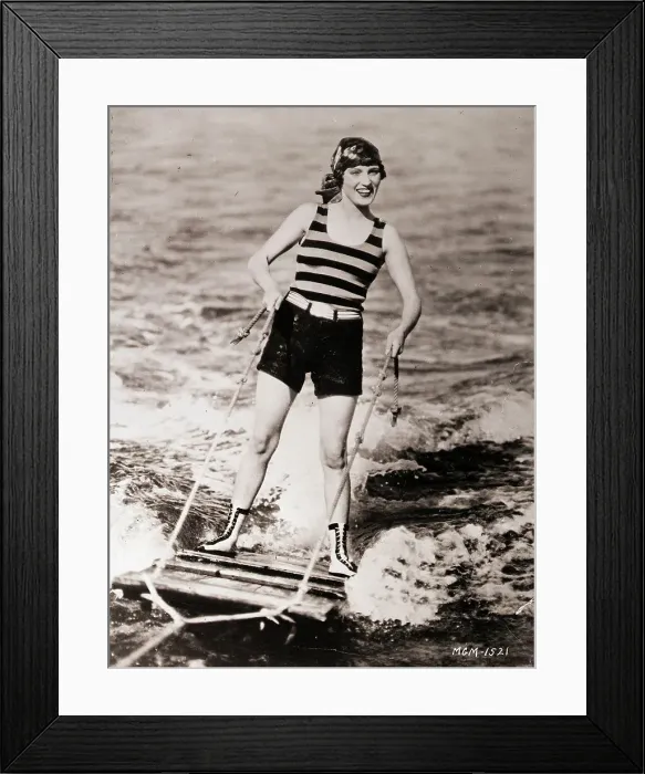 Framed Print : Actress Pauline Starke Water Skis Framed Print : Actress Pauline Starke Water Skis