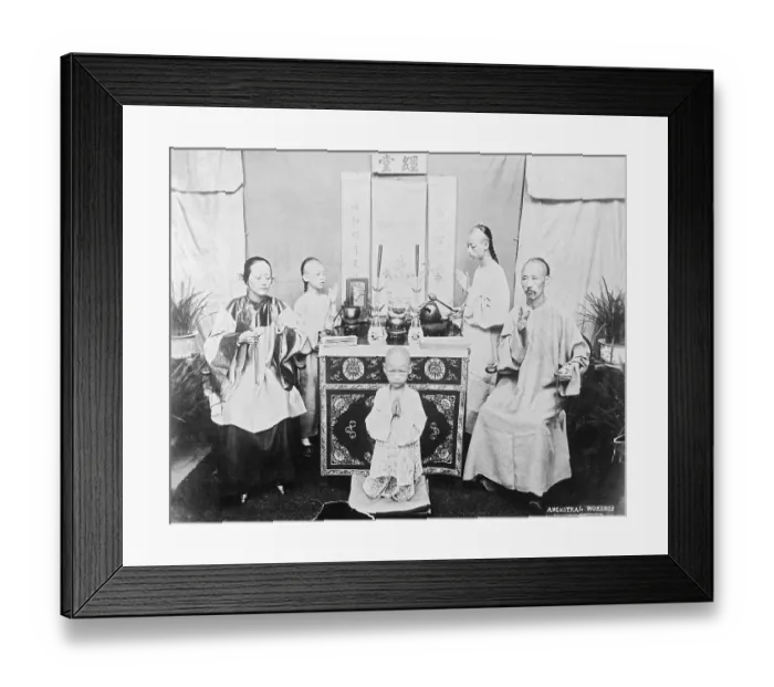 Framed Print : Ancestral Worship Framed Print : Ancestral Worship