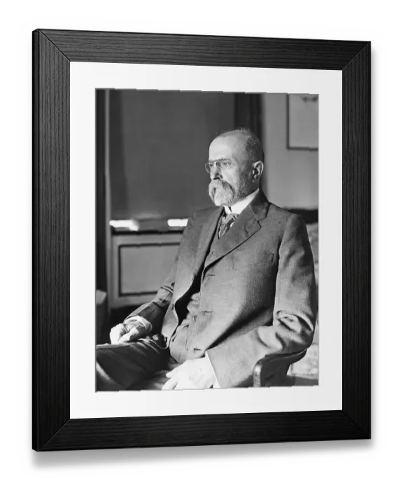 Framed Print : Portrait of Czechoslovakian Leader Thomas G. Masaryk Framed Print : Portrait of Czechoslovakian Leader Thomas G. Masaryk