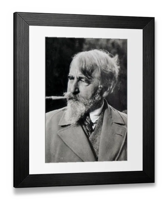 Framed Print : Arthur Schnitzer with Cigar in Mouth Framed Print : Arthur Schnitzer with Cigar in Mouth