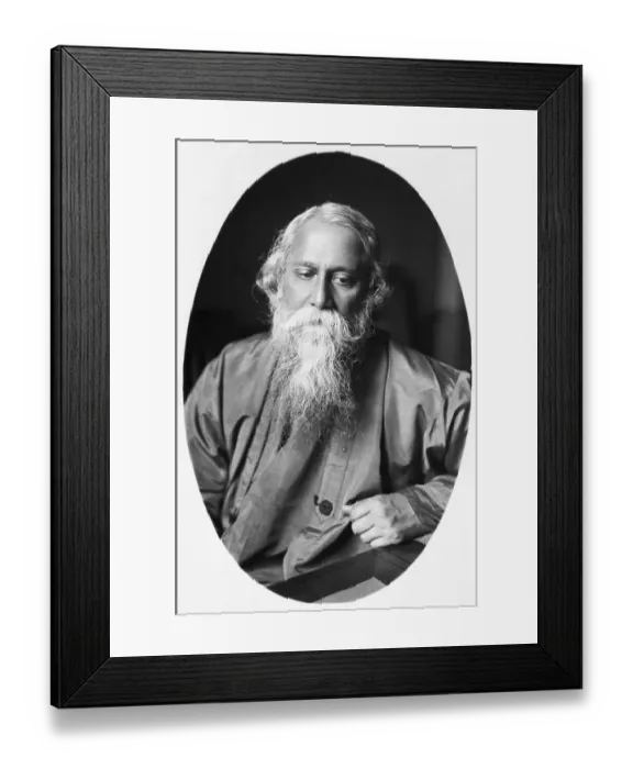 Framed Print : Rabindranath Tagore Framed Print : Rabindranath Tagore