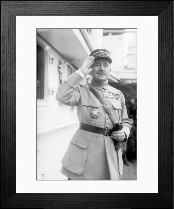 Framed Print : General Nivelle of Verdun Army in France Framed Print : General Nivelle of Verdun Army in France