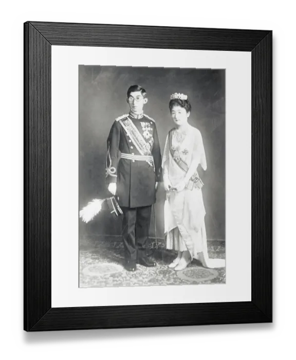 Framed Print : Prince Chichibu with His New Wife Framed Print : Prince Chichibu with His New Wife