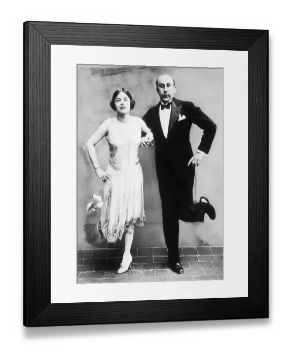 Framed Print : Arthur Murray and Woman Dance the Charleston