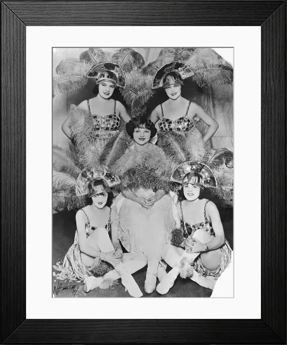Framed Print : Dance Troup Of 1920'S Framed Print : Dance Troup Of 1920'S