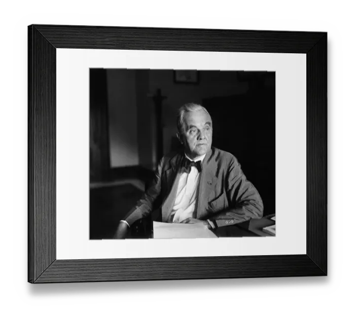 Framed Print : Portrait of Senator George W. Norris Framed Print : Portrait of Senator George W. Norris
