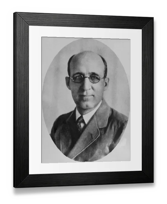 Framed Print : Portrait of Frank Phillips Framed Print : Portrait of Frank Phillips