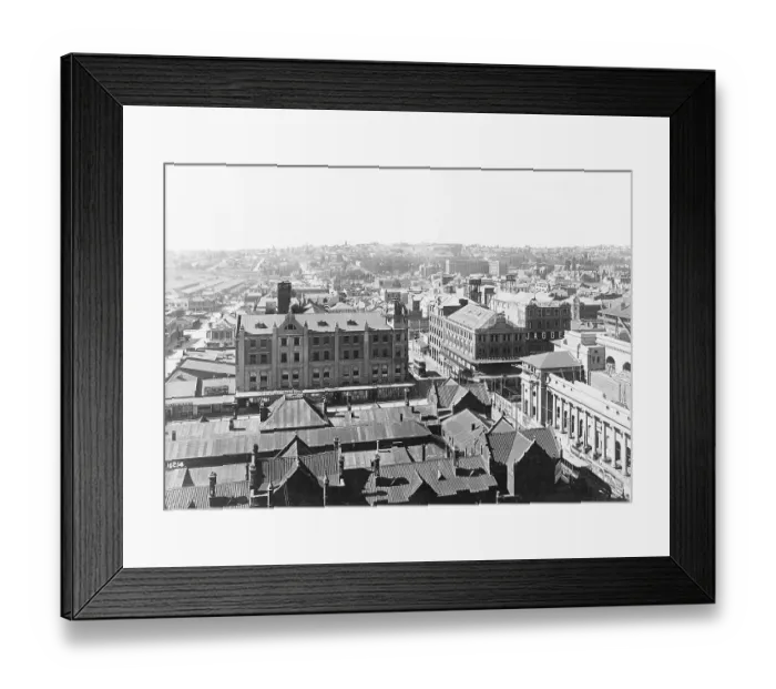 Framed Print : View of Johannesburg, South Africa from Above Framed Print : View of Johannesburg, South Africa from Above