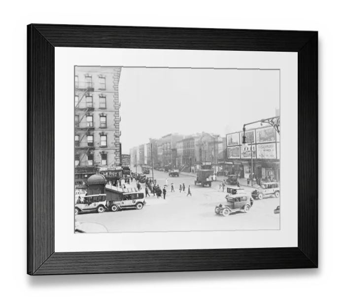 Framed Print : Intersection of Lenox Avenue and West 135th Street Framed Print : Intersection of Lenox Avenue and West 135th Street