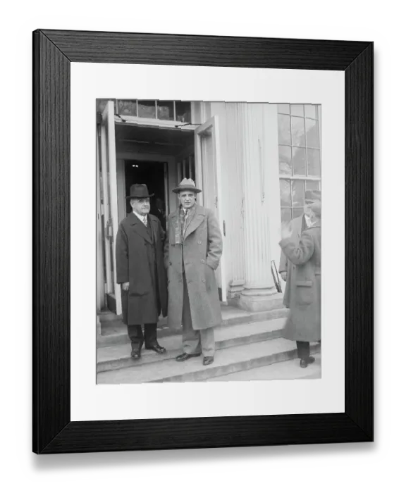 Framed Print : Red Grange and Senator McKinley Framed Print : Red Grange and Senator McKinley