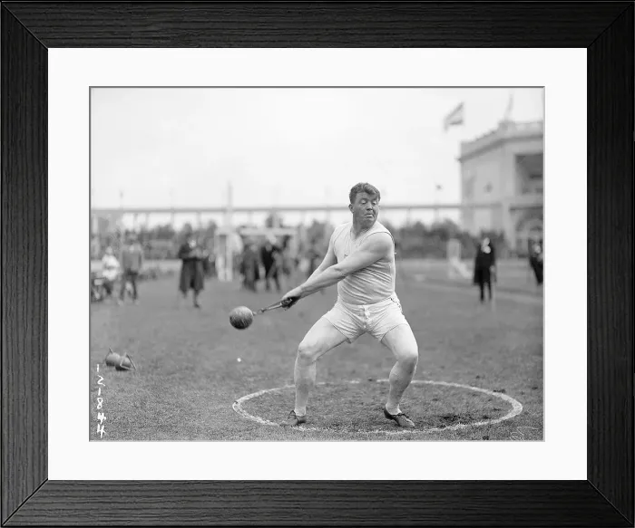 Framed Print : Pat Ryan During Hammer Throw Framed Print : Pat Ryan During Hammer Throw