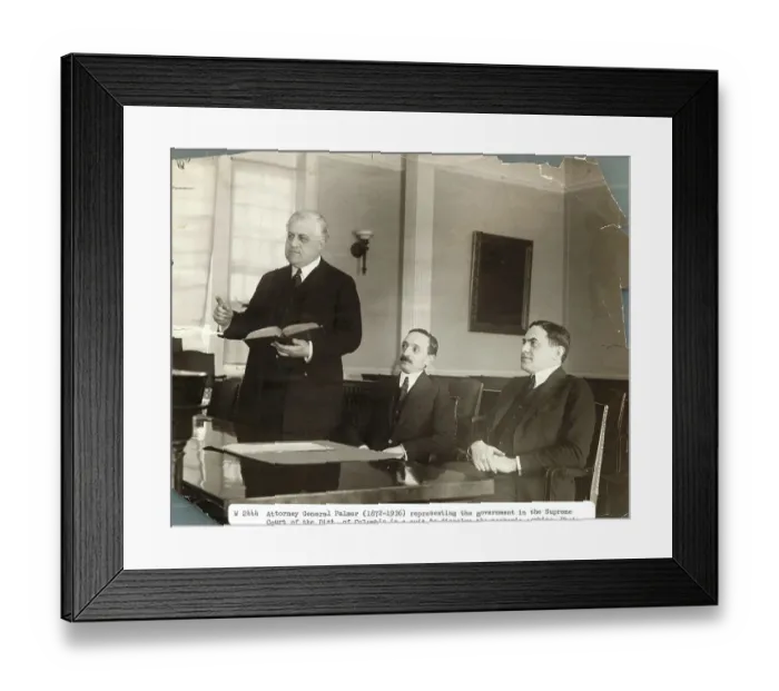 Framed Print : A. Mitchell Palmer in Supreme Court Framed Print : A. Mitchell Palmer in Supreme Court