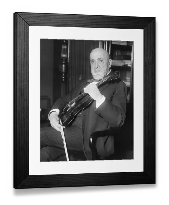 Framed Print : Portrait of Hungarian Violinist Leopold Auer Framed Print : Portrait of Hungarian Violinist Leopold Auer
