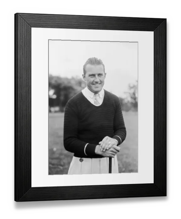 Framed Print : Golfer Roland Hancock Framed Print : Golfer Roland Hancock