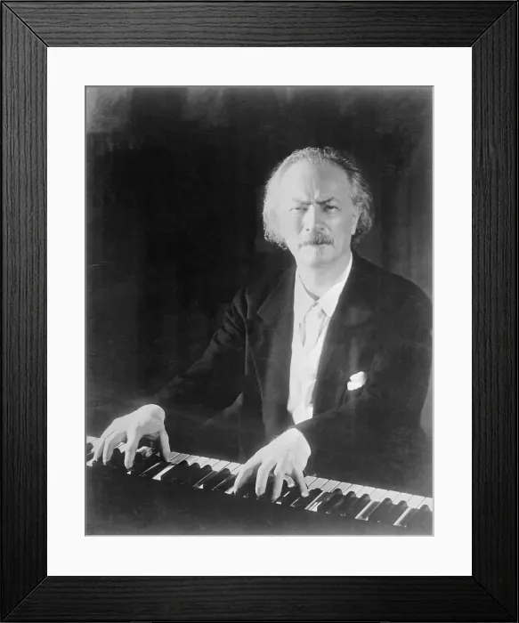 Framed Print : Pianist and Composer Ignacy Paderewski at Piano Framed Print : Pianist and Composer Ignacy Paderewski at Piano