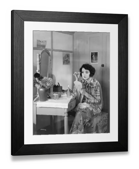 Framed Print : Actress Colleen Moore at Vanity Table Framed Print : Actress Colleen Moore at Vanity Table