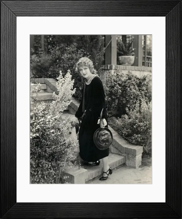 Framed Print : Mary Pickford Walking Up Stairs Framed Print : Mary Pickford Walking Up Stairs
