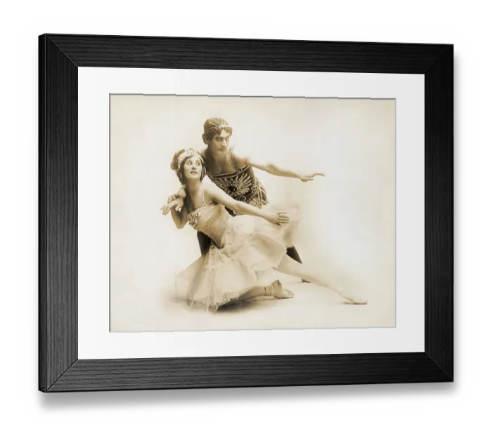 Framed Print : Russian Ballet Dancers Anna Pavlova and Mikhail Mordkin Framed Print : Russian Ballet Dancers Anna Pavlova and Mikhail Mordkin