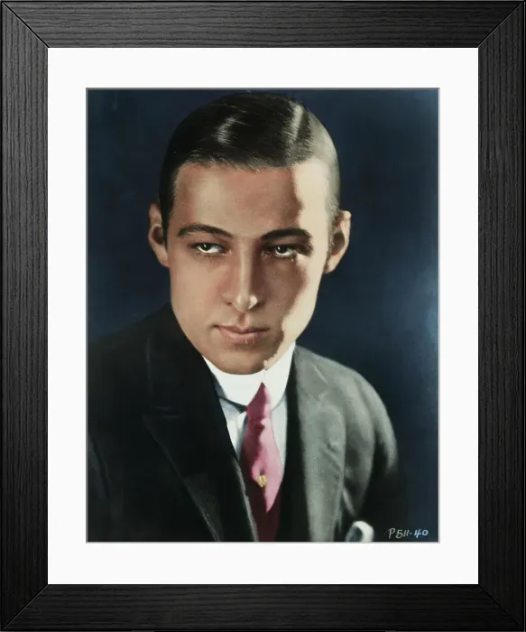 Framed Print : Portrait of Rudolph Valentino Framed Print : Portrait of Rudolph Valentino