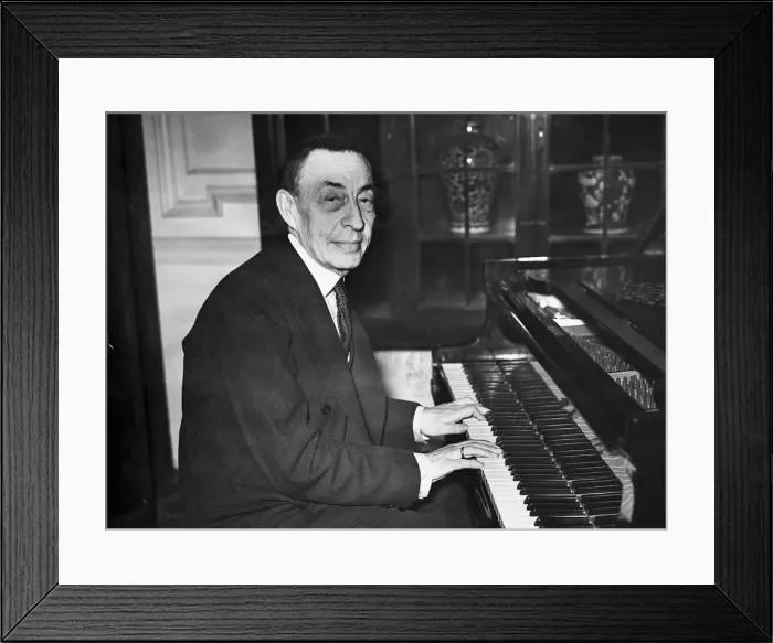 Framed Print : Serge Rachmaninoff Sitting At Piano Framed Print : Serge Rachmaninoff Sitting At Piano