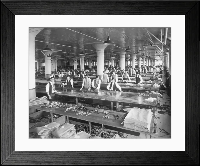 Framed Print : Garment Worker In Buffalo Ny Framed Print : Garment Worker In Buffalo Ny