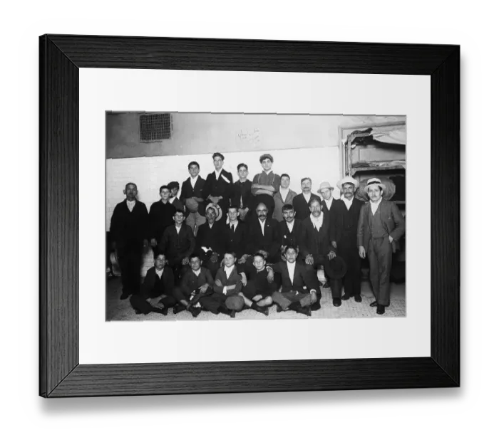 Framed Print : Greek Emigrants at Ellis Island Framed Print : Greek Emigrants at Ellis Island