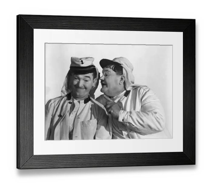 Framed Print : Laurel and Hardy as Foreign Legion Members Framed Print : Laurel and Hardy as Foreign Legion Members
