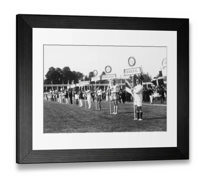 Framed Print : Olympics Antwerp Opening Ceremony